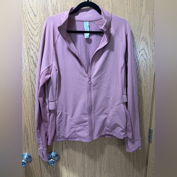 Fabletics Jackets & Blazers - Fabletics Mauve Zip-Up Jacket